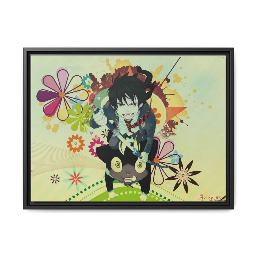 Blue Exorcist Canvas Framed Art Print