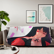 Load image into Gallery viewer, Kakegurui Yumeko Jabami Sherpa Blanket
