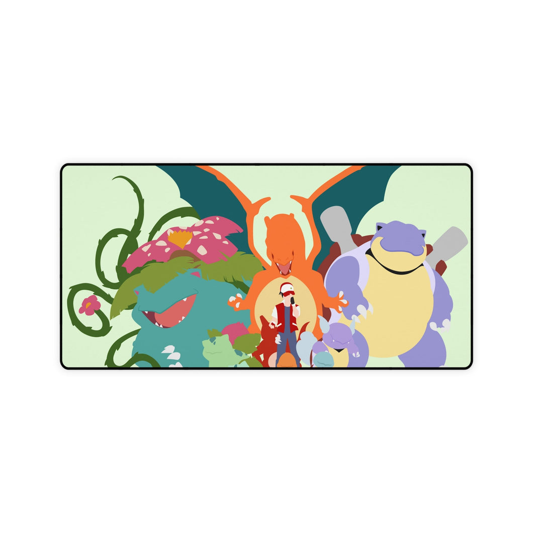 Pokemon: Red and Blue Mouse Pad (Desk Mat)