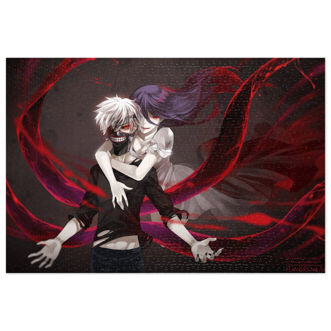 Tokyo Ghoul Ken Kaneki, Rize Kamishiro Jigsaw Puzzle