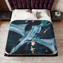 Load image into Gallery viewer, The Promised Neverland Emma Sherpa Blanket
