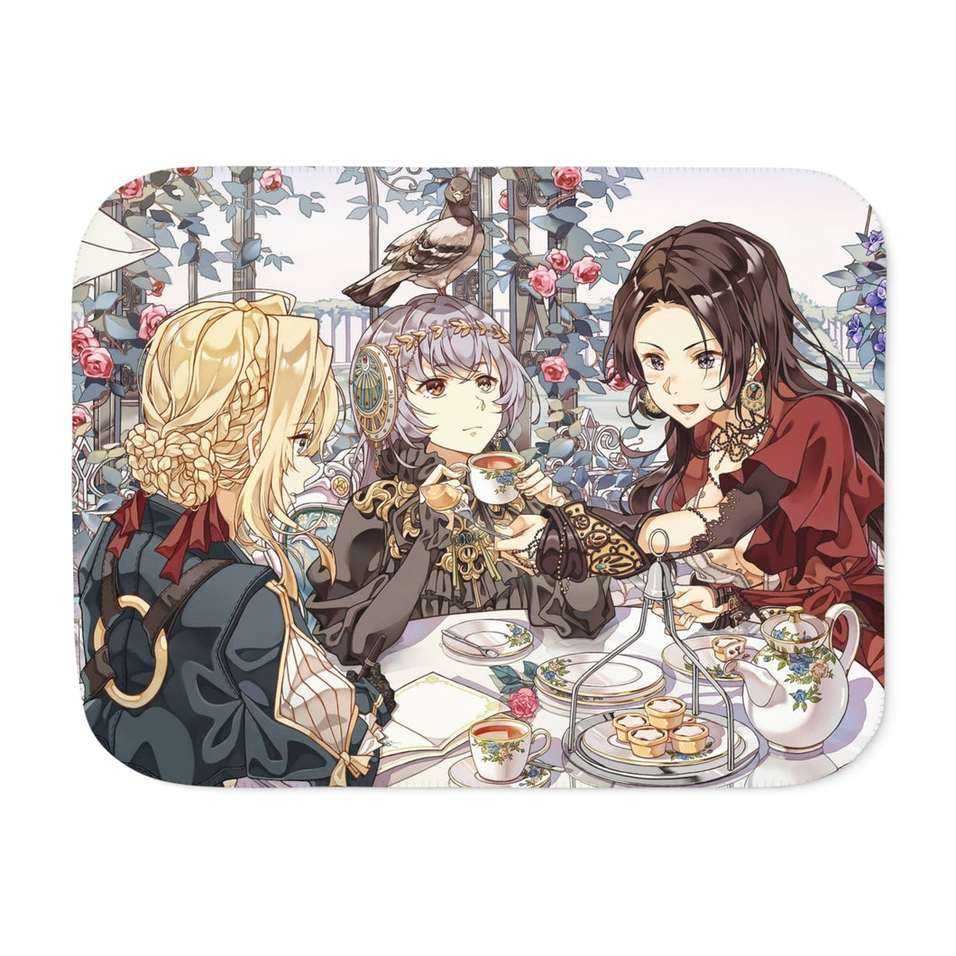 Violet Evergarden Sherpa Blanket