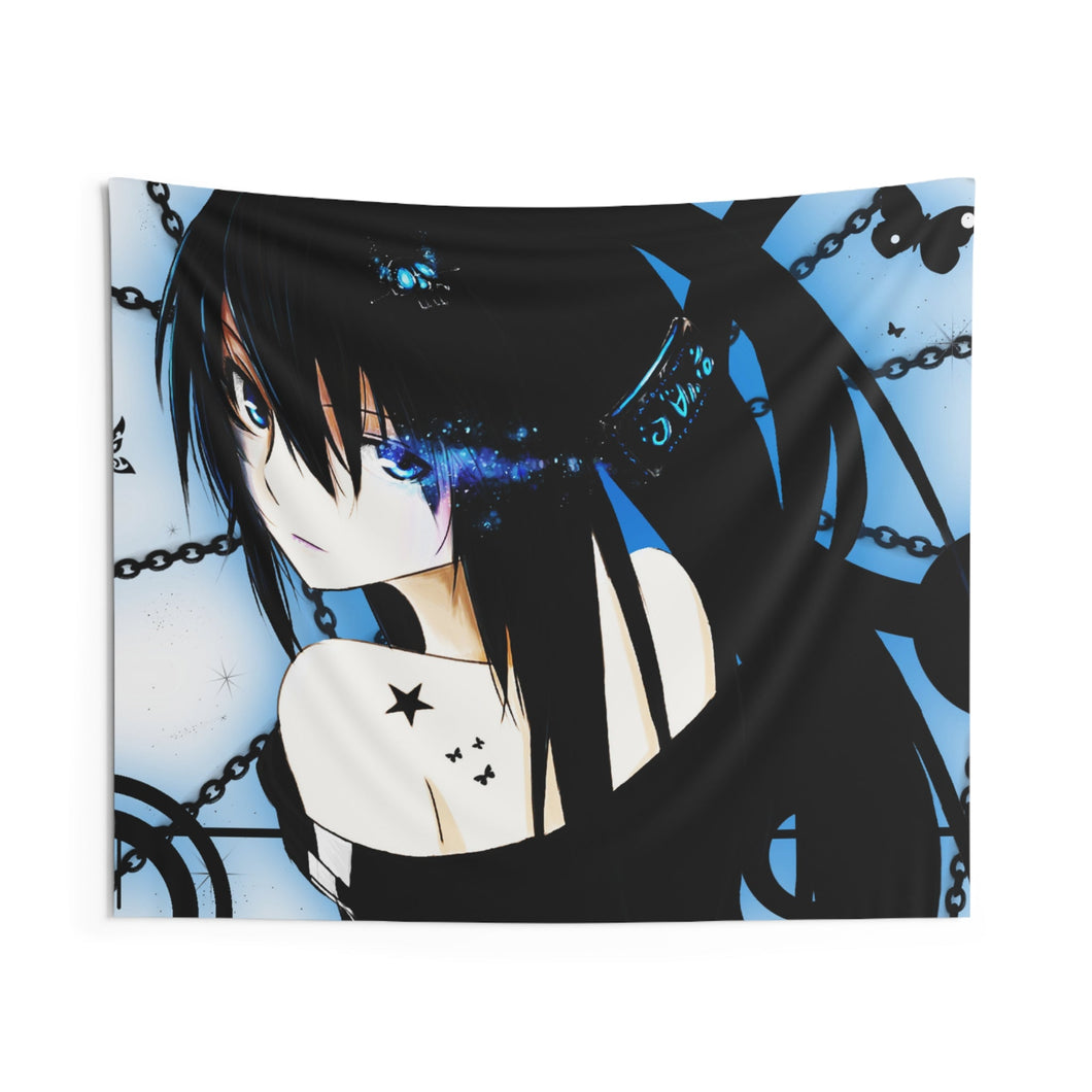 Black Rock Shooter Indoor Wall Tapestry