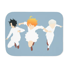 Load image into Gallery viewer, The Promised Neverland Ray, Norman, Emma Sherpa Blanket
