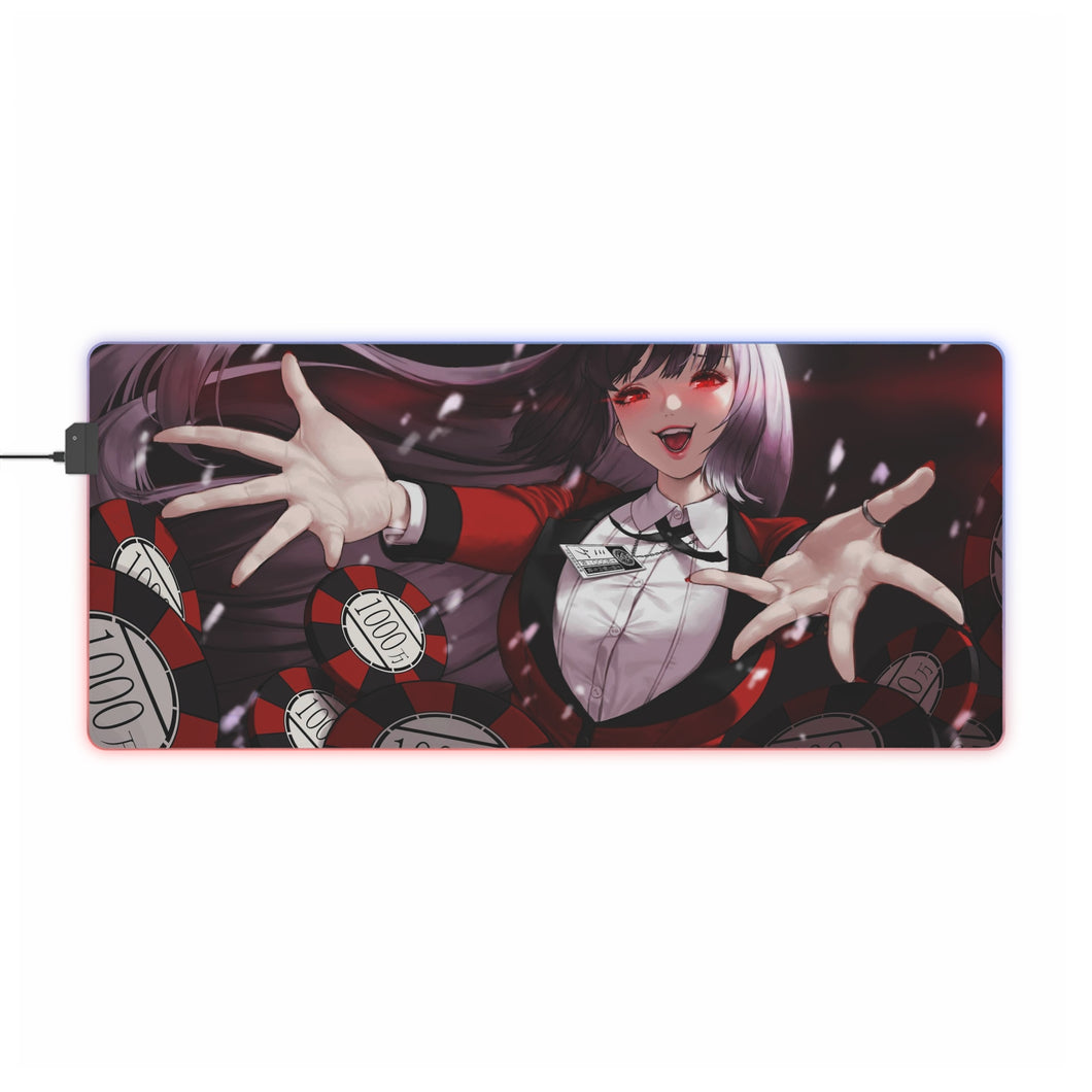 Kakegurui Yumeko Jabami RGB LED Mouse Pad (Desk Mat)