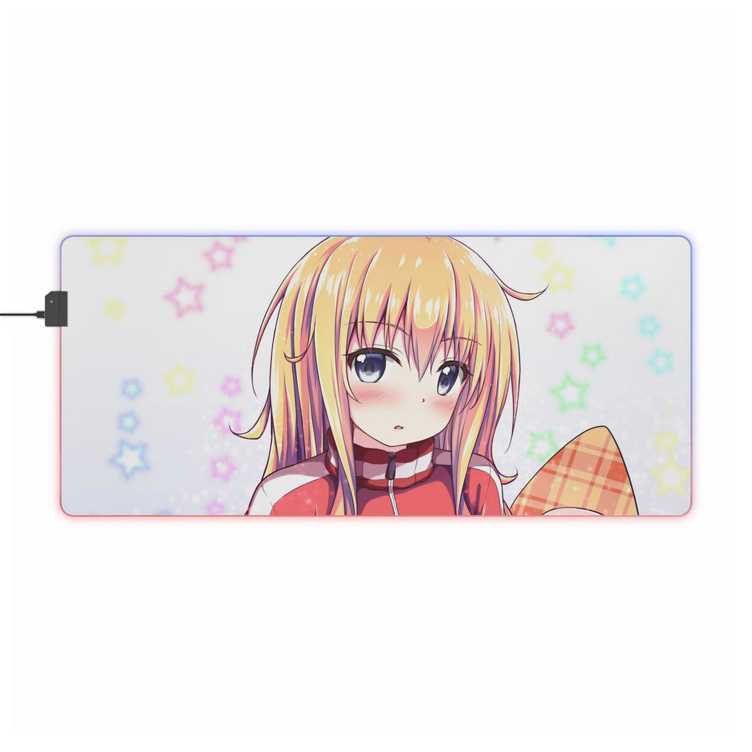 Gabriel DropOut Gabriel Tenma White RGB LED Mouse Pad (Desk Mat)