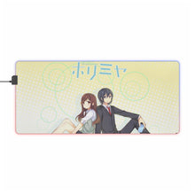 Load image into Gallery viewer, Hori-san To Miyamura-kun RGB LED Mouse Pad (Desk Mat)
