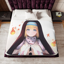 Load image into Gallery viewer, Anime Fire Force Sherpa Blanket
