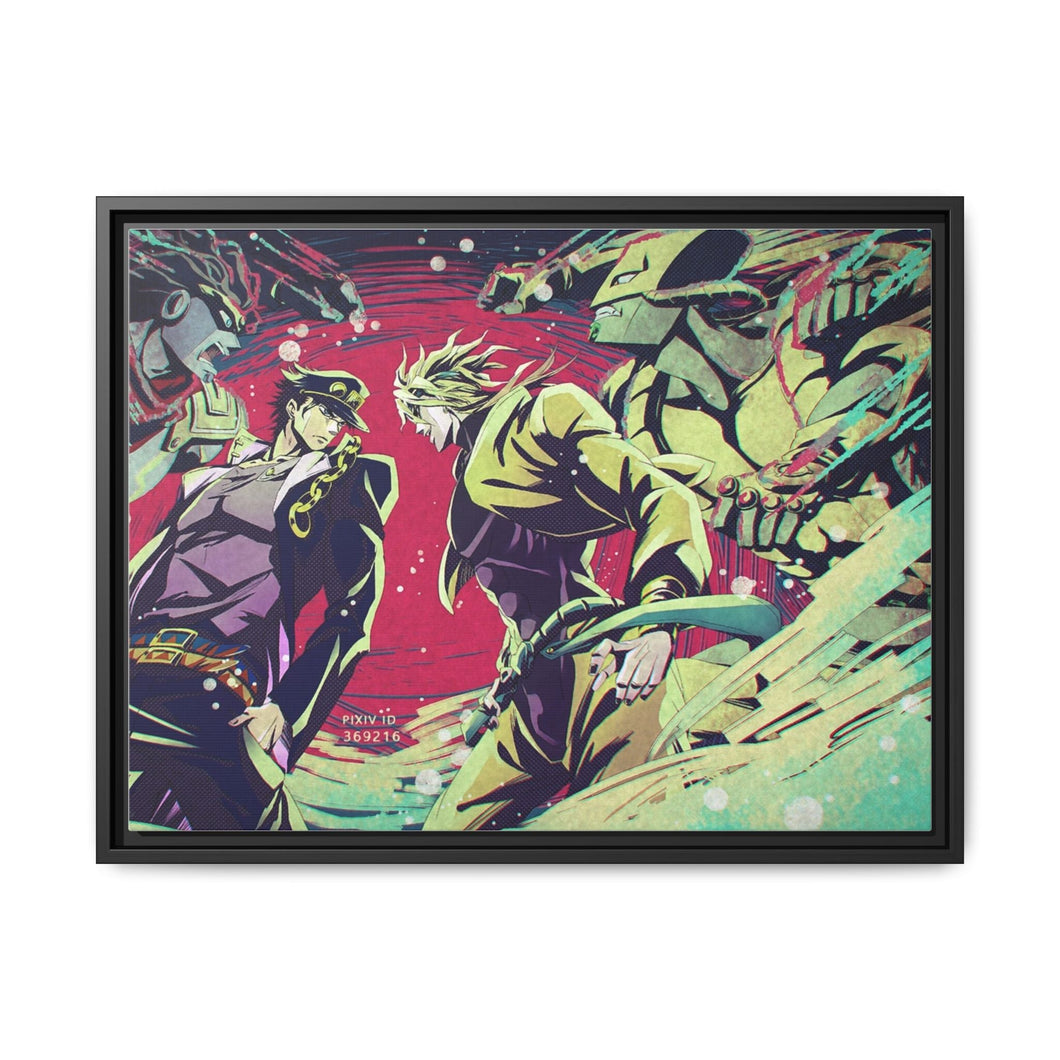 Za Warudo! Canvas Framed Art Print