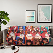 Load image into Gallery viewer, Love Live! Maki Nishikino, Kotori Minami, Umi Sonoda, Honoka Kousaka, Rin Hoshizora Sherpa Blanket
