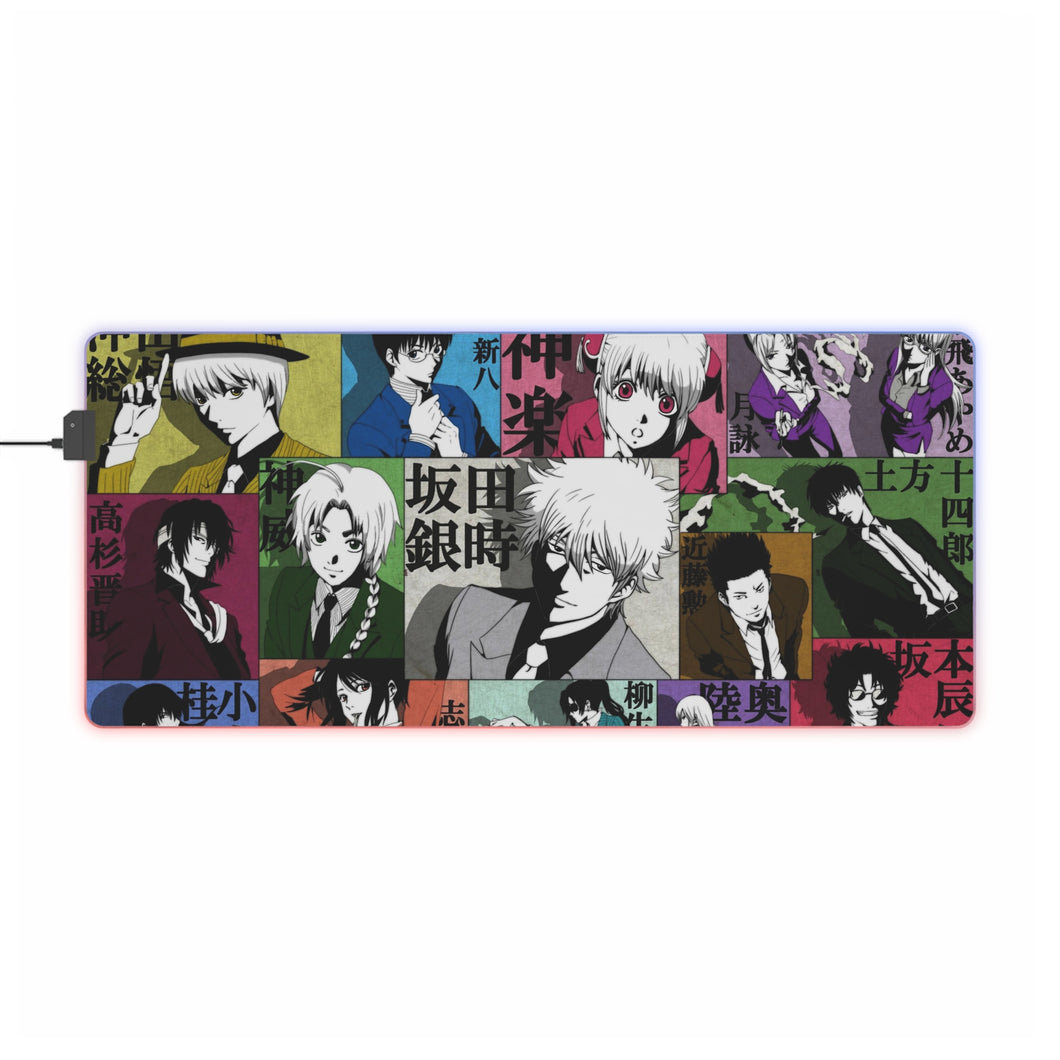 Anime Gintama RGB LED Mouse Pad (Desk Mat)