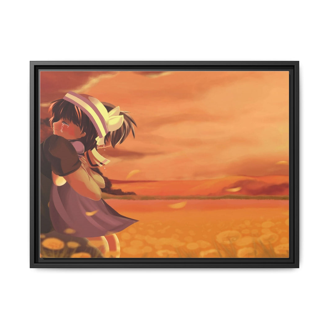 Anime Clannad Canvas Framed Art Print