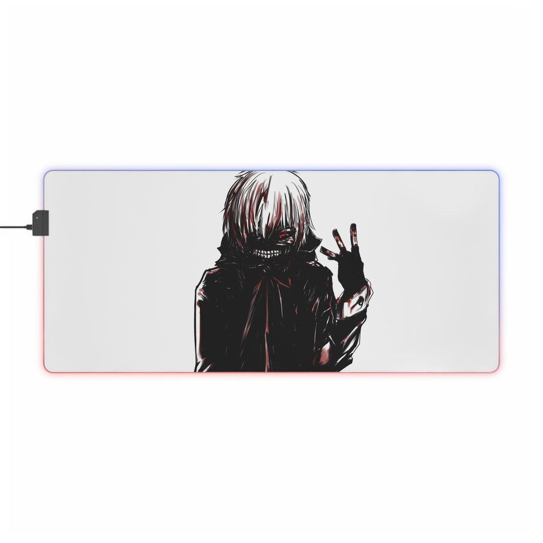 Tokyo Ghoul Ken Kaneki RGB LED Mouse Pad (Desk Mat)