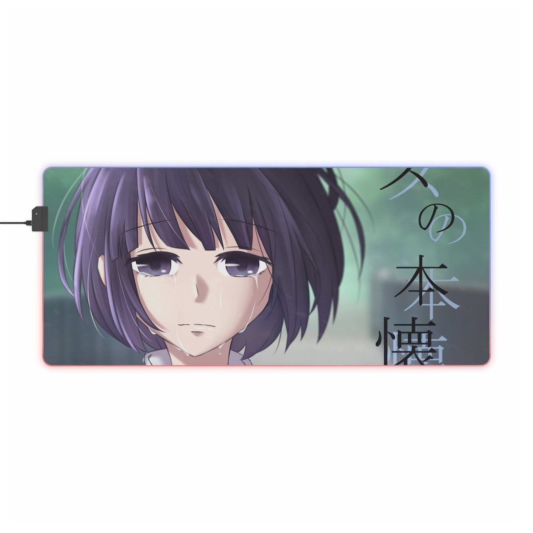 Kuzu No Honkai Hanabi Yasuraoka RGB LED Mouse Pad (Desk Mat)