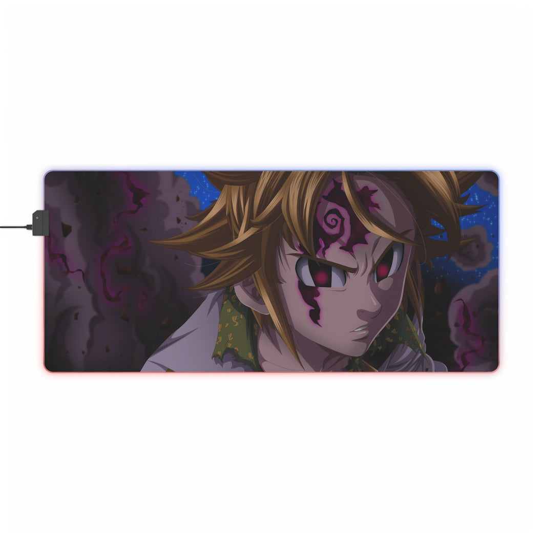 Meliodas Darkness RGB LED Mouse Pad (Desk Mat)