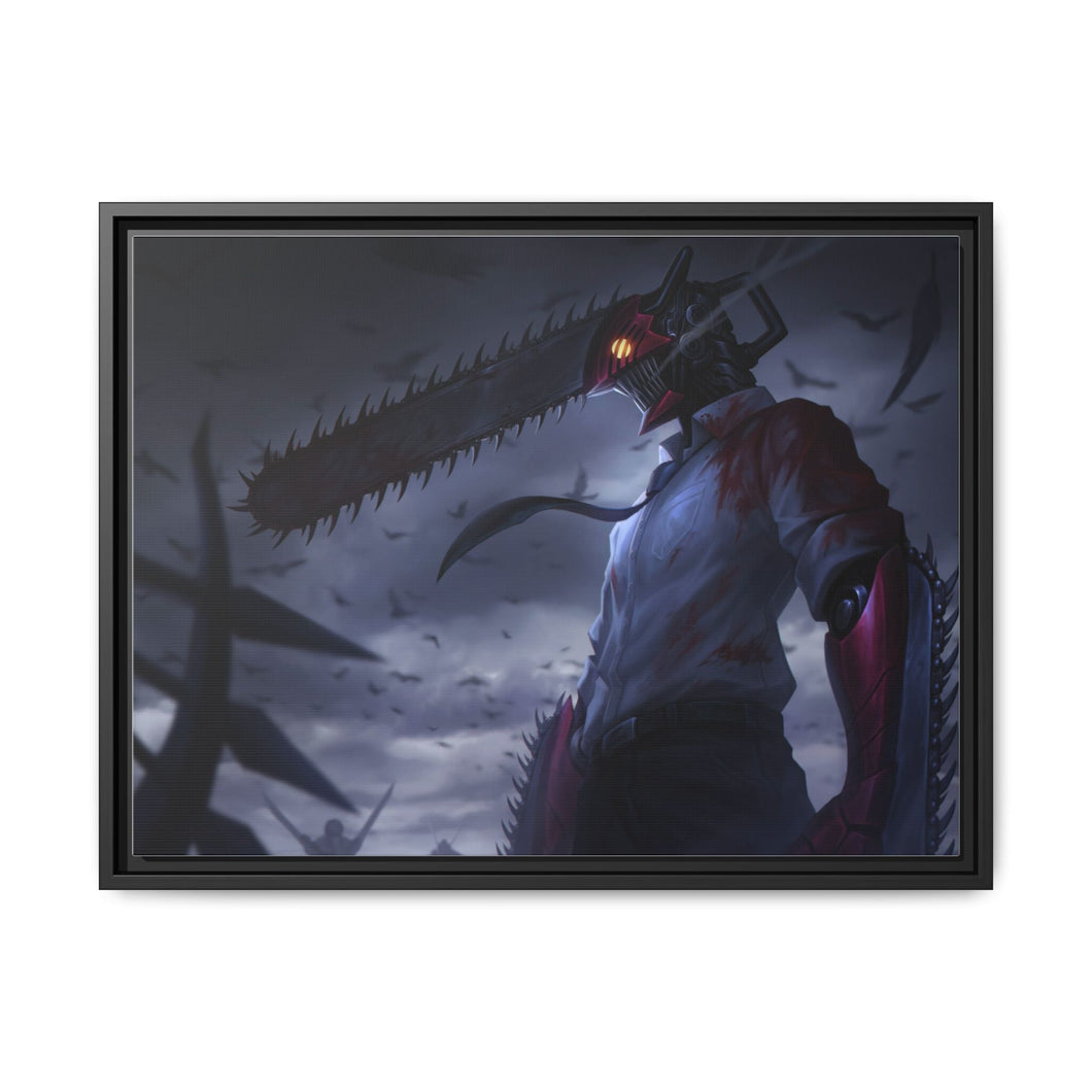 Denji - Chainsaw Man Canvas Framed Art Print