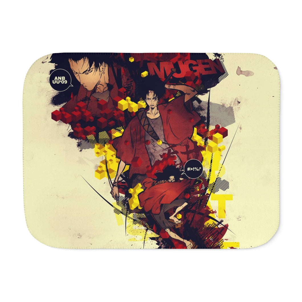 Anime Samurai Champloo Sherpa Blanket