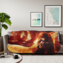 Load image into Gallery viewer, Makise Kurisu &amp; Rintaro Okabe Sherpa Blanket
