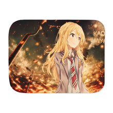 Load image into Gallery viewer, Anime Your Lie in April Sherpa Blanket
