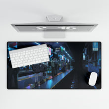 Load image into Gallery viewer, Waiting for the Train With Friends Mouse Pad (Desk Mat)
