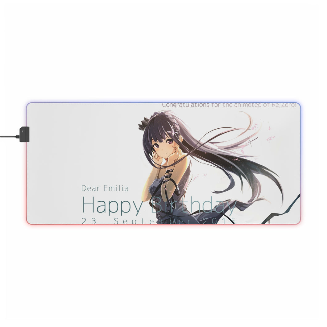 Anime Re:ZERO -Starting Life in Another World- RGB LED Mouse Pad (Desk Mat)