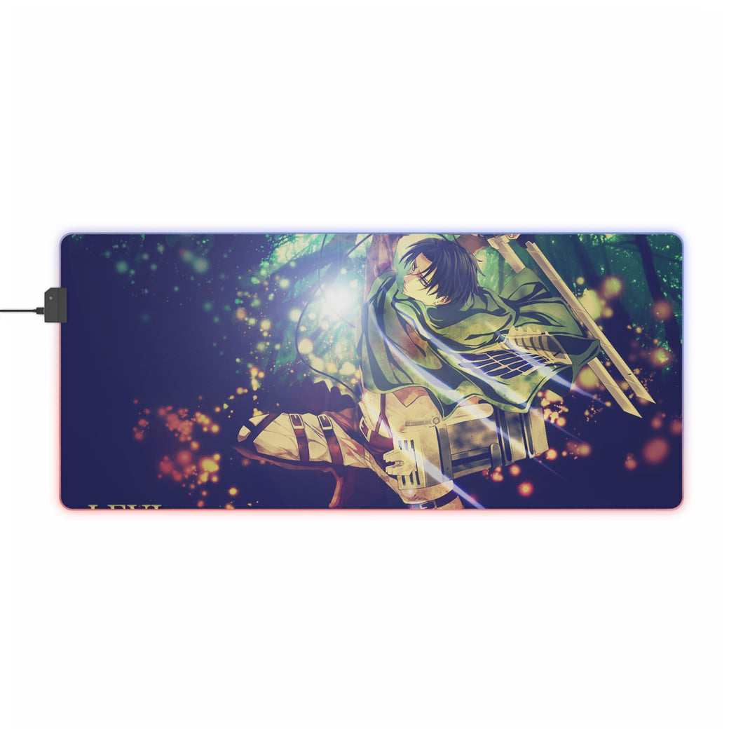 Anime Attack On Titan RGB LED Mouse Pad (Desk Mat)