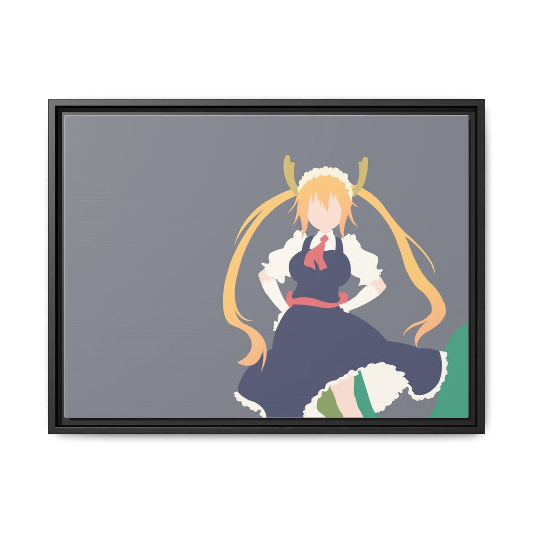 Anime Miss Kobayashi's Dragon Maid Canvas Framed Art Print