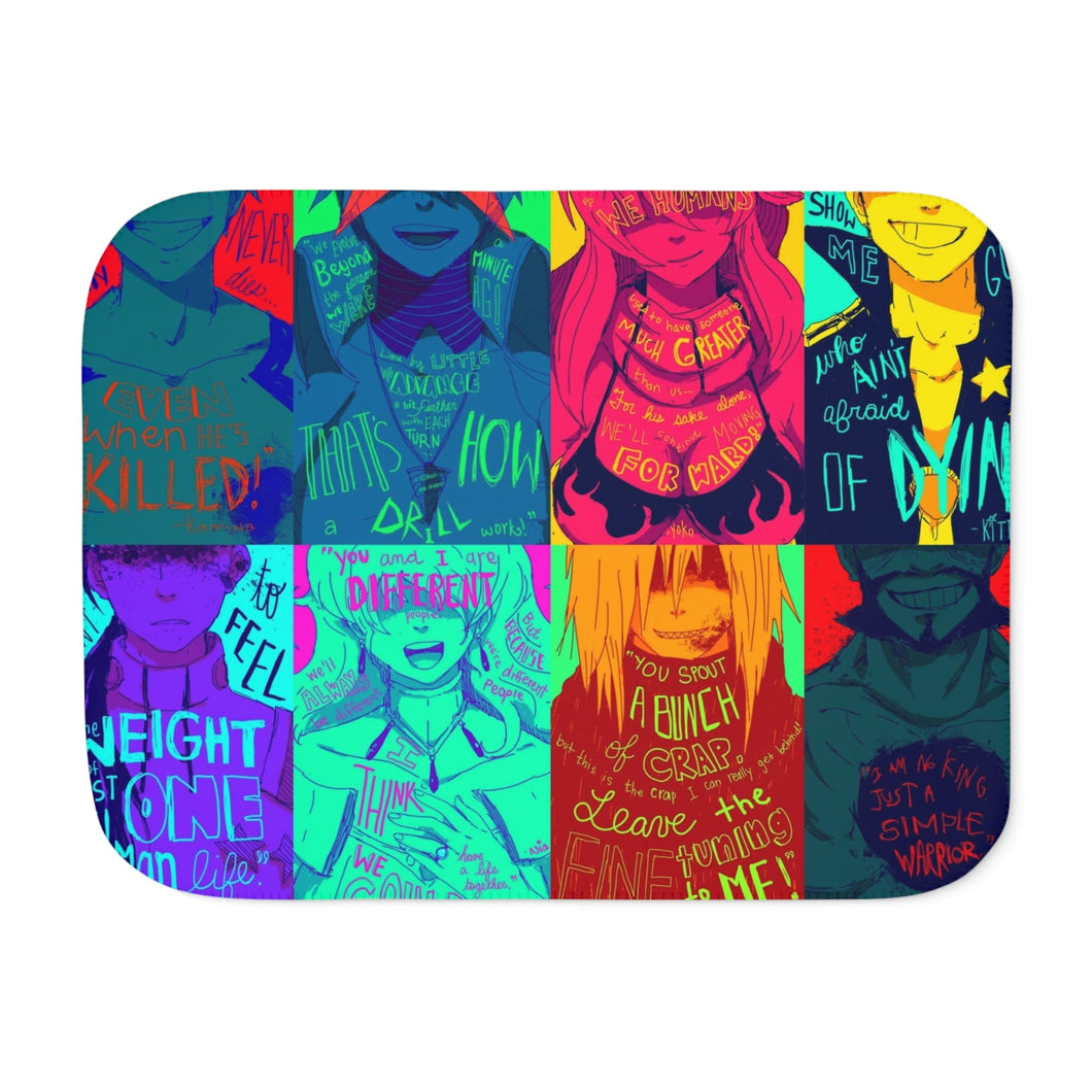 Anime Tengen Toppa Gurren Lagann Sherpa Blanket