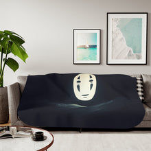 Load image into Gallery viewer, Anime Spirited Awayr Sherpa Blanket
