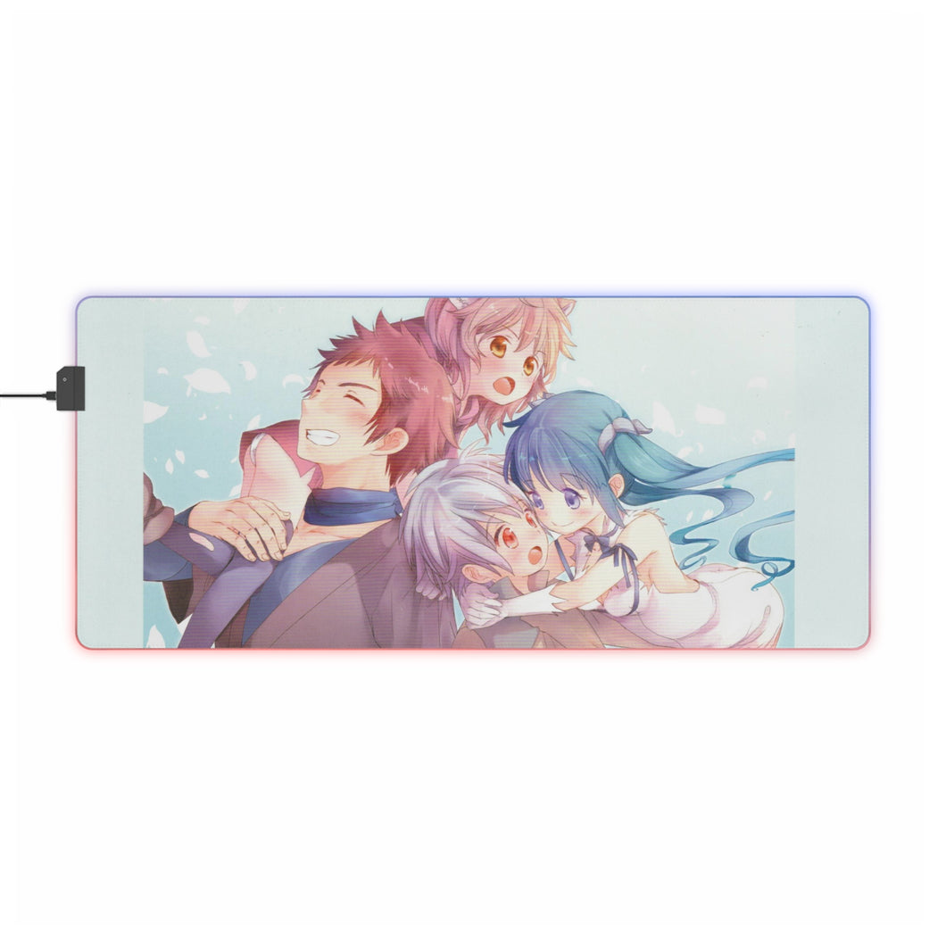 Is It Wrong to Try to Pick Up Girls in a Dungeon? RGB LED Mouse Pad (Desk Mat)