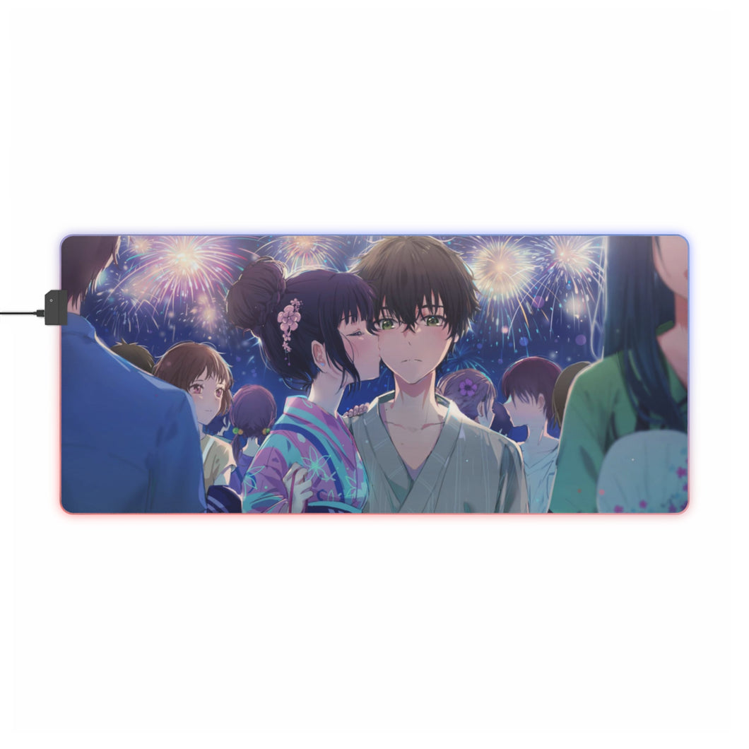 Hyouka Eru Chitanda RGB LED Mouse Pad (Desk Mat)