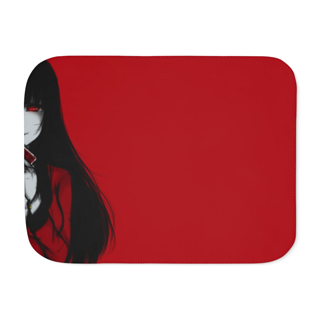 Anime Kakegurui Sherpa Blanket
