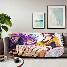 Load image into Gallery viewer, Sora and Shiro Sherpa Blanket

