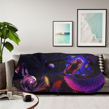 Load image into Gallery viewer, Black Butler Sherpa Blanket
