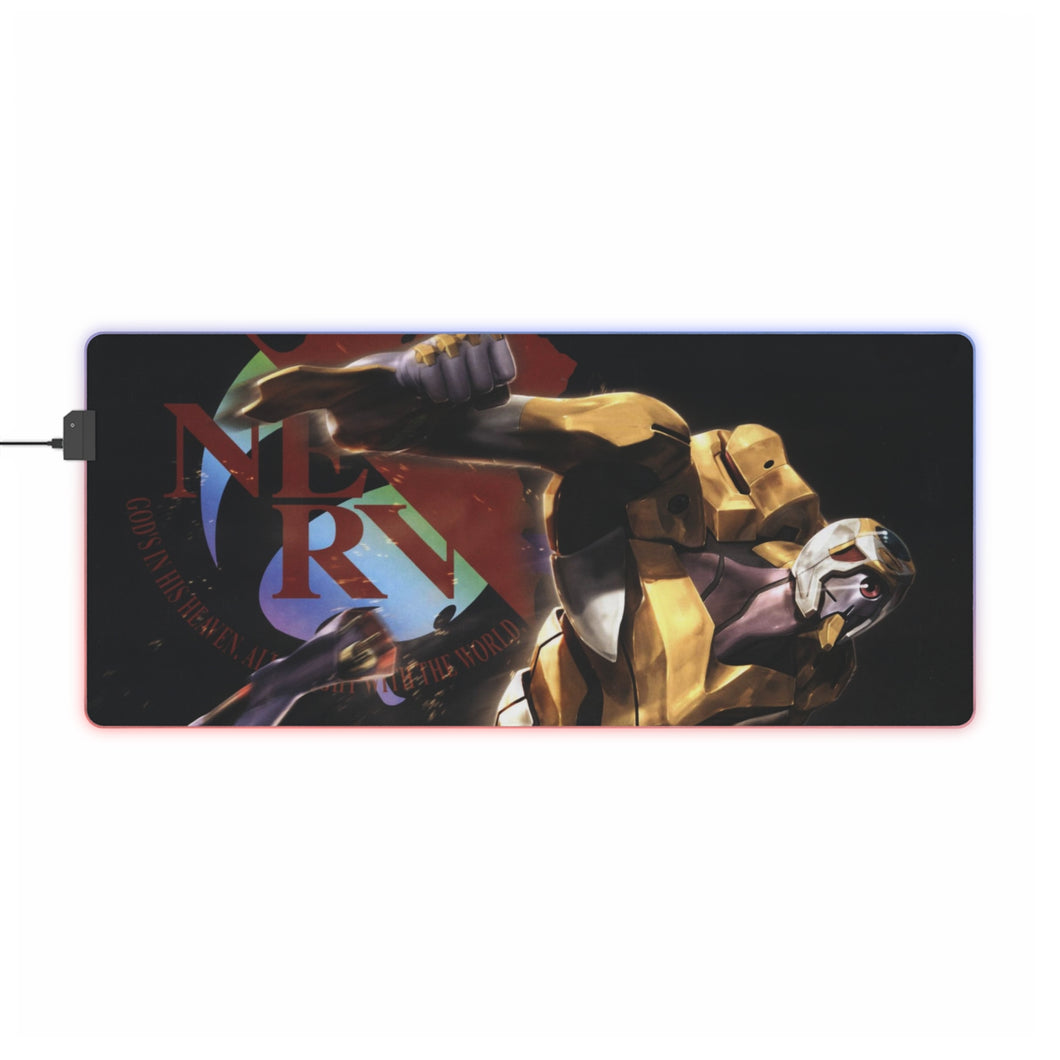 Neon Genesis Evangelion RGB LED Mouse Pad (Desk Mat)