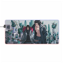 Load image into Gallery viewer, Unohana Retsu &amp; Kenpachi Zaraki RGB LED Mouse Pad (Desk Mat)
