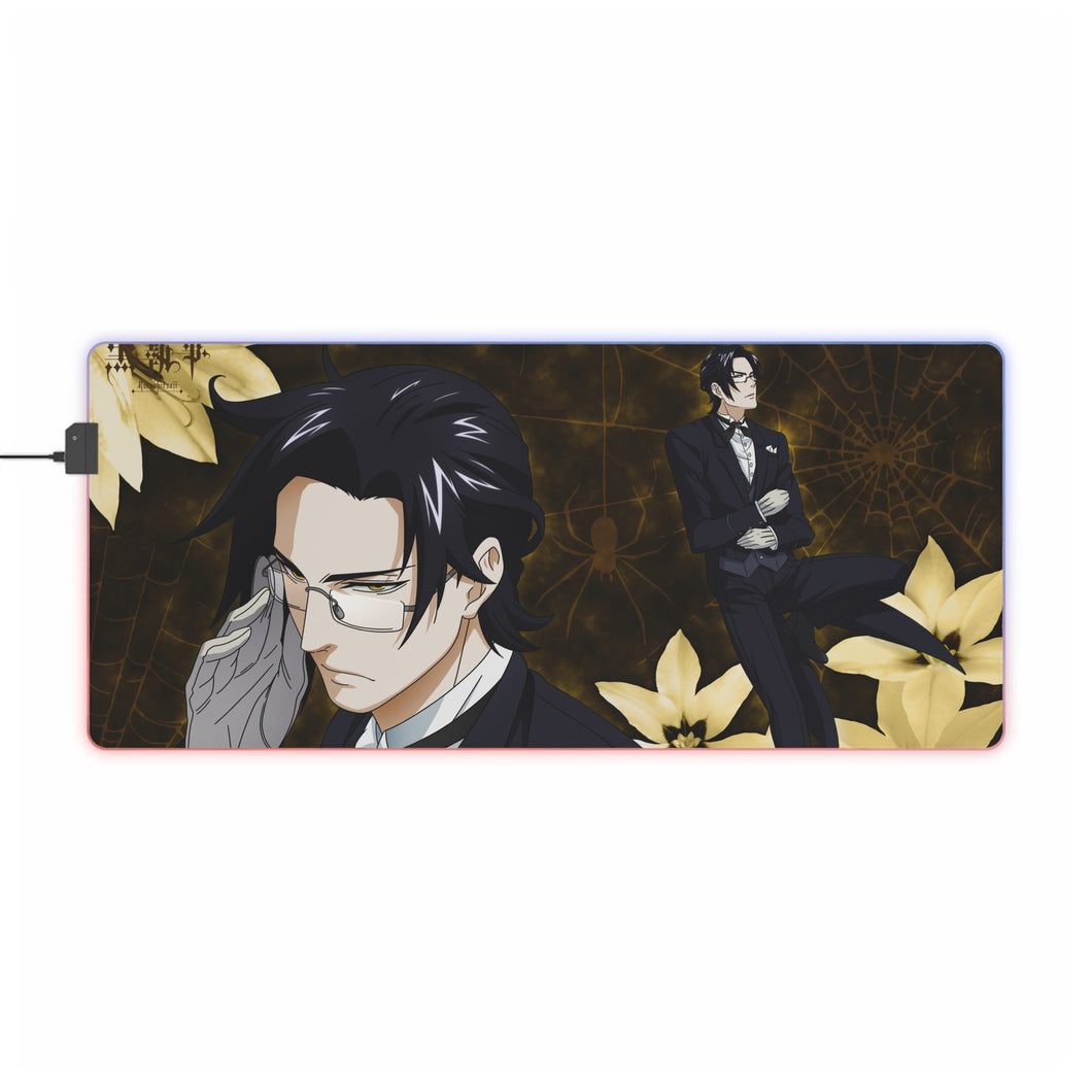 Black Butler RGB LED Mouse Pad (Desk Mat)