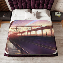 Load image into Gallery viewer, Mitsuha and Taki (Your Name) Sherpa Blanket
