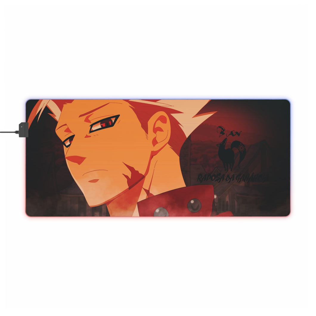 The Seven Deadly Sins Ban RGB LED Mouse Pad (Desk Mat)