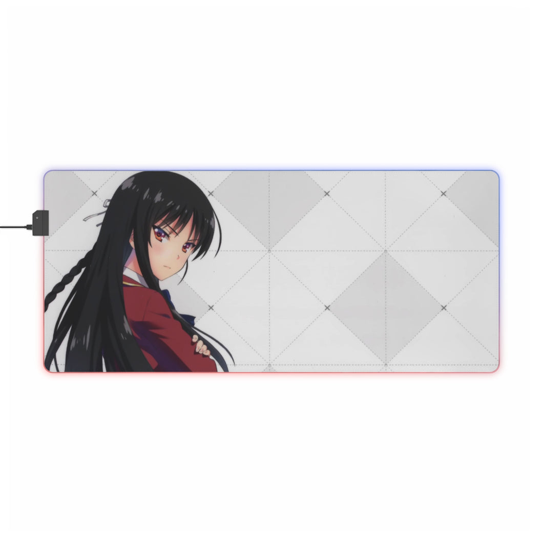 Classroom of the Elite Suzune Horikita RGB LED Mouse Pad (Desk Mat)