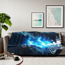 Load image into Gallery viewer, Blue Exorcist Rin Okumura Sherpa Blanket
