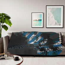 Load image into Gallery viewer, Anime Samurai Champloor Sherpa Blanket
