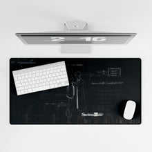 Load image into Gallery viewer, Makise Kurisu &amp; Rintaro Okabe Mouse Pad (Desk Mat)
