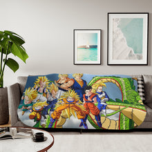 Load image into Gallery viewer, Anime Dragon Ball Z Sherpa Blanket
