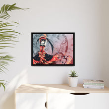 Load image into Gallery viewer, Anime Date A Liver Canvas Framed Art Print
