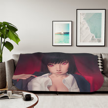 Load image into Gallery viewer, Yumeko Jabami Sherpa Blanket
