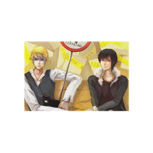 Load image into Gallery viewer, Durarara!! Izaya Orihara, Shizuo Heiwajima Rug
