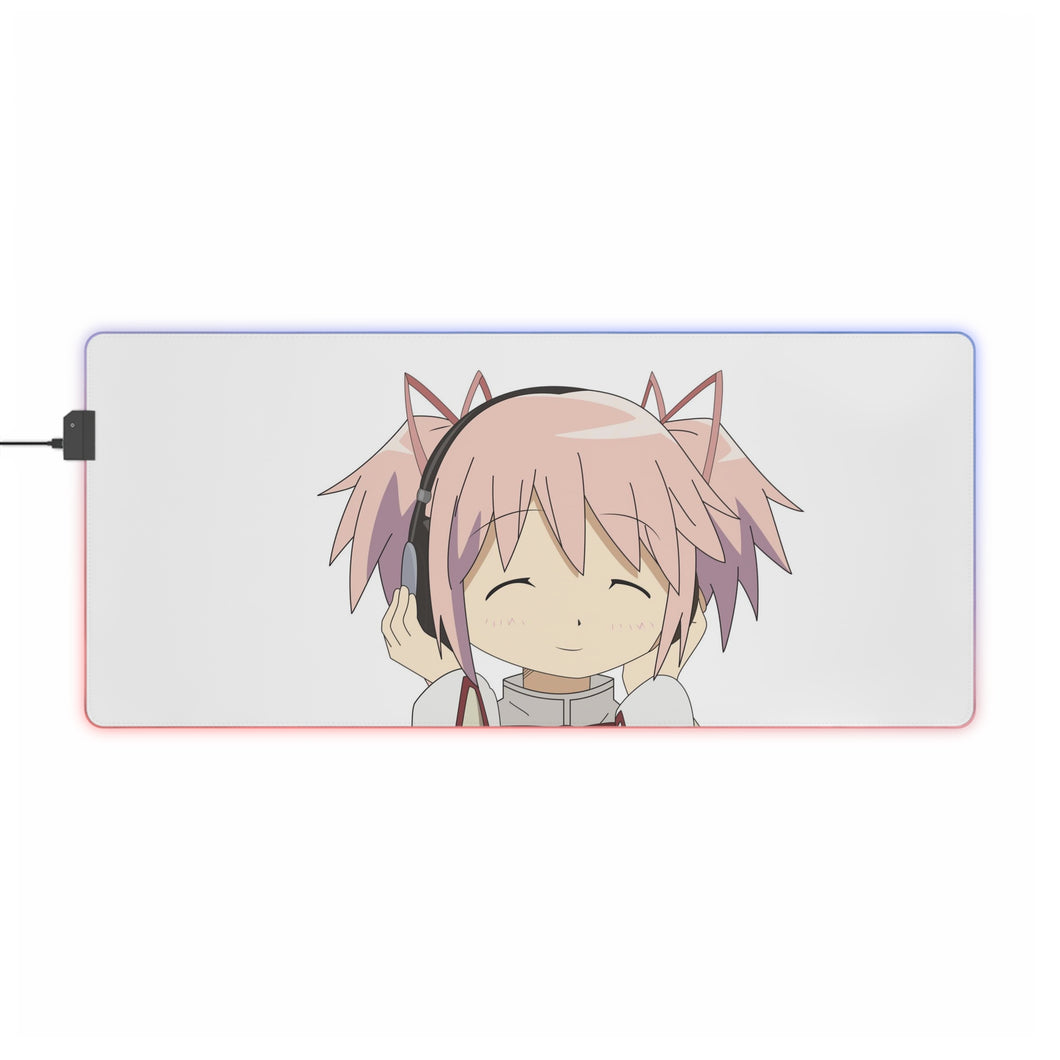 Puella Magi Madoka Magica Madoka Kaname RGB LED Mouse Pad (Desk Mat)