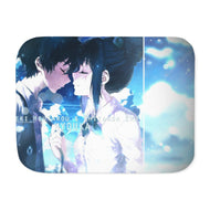 Eru Chitanda  And  Hōtarō Oreki Together Sherpa Blanket