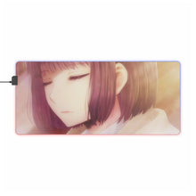 Load image into Gallery viewer, Kuzu No Honkai Hanabi Yasuraoka RGB LED Mouse Pad (Desk Mat)
